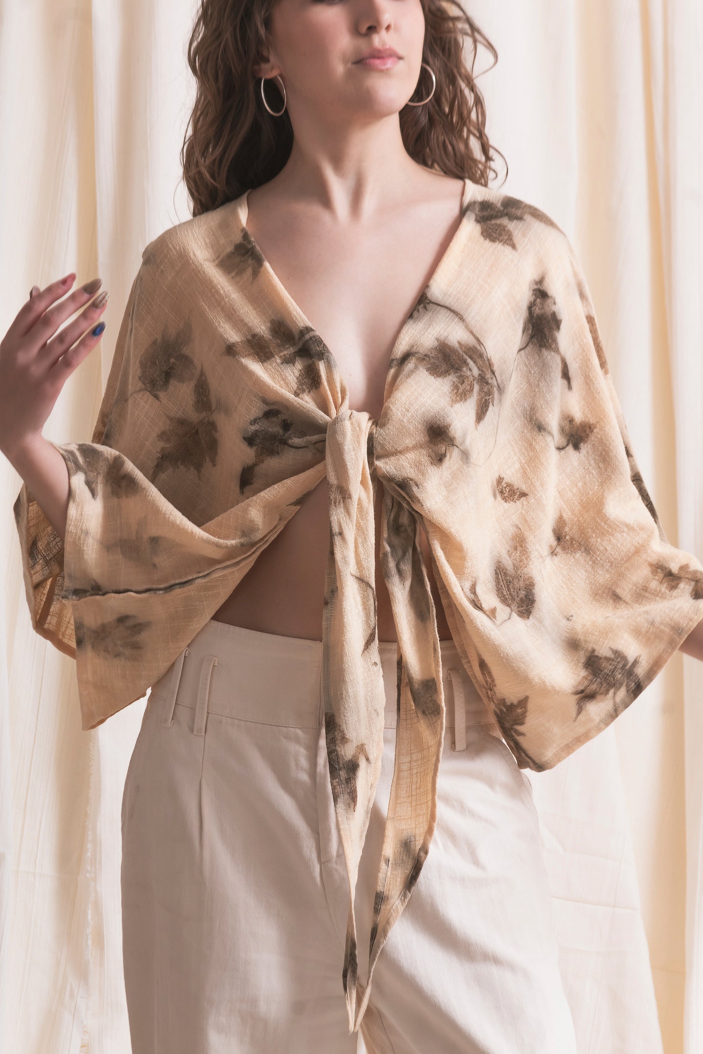 Blusa cruzada
