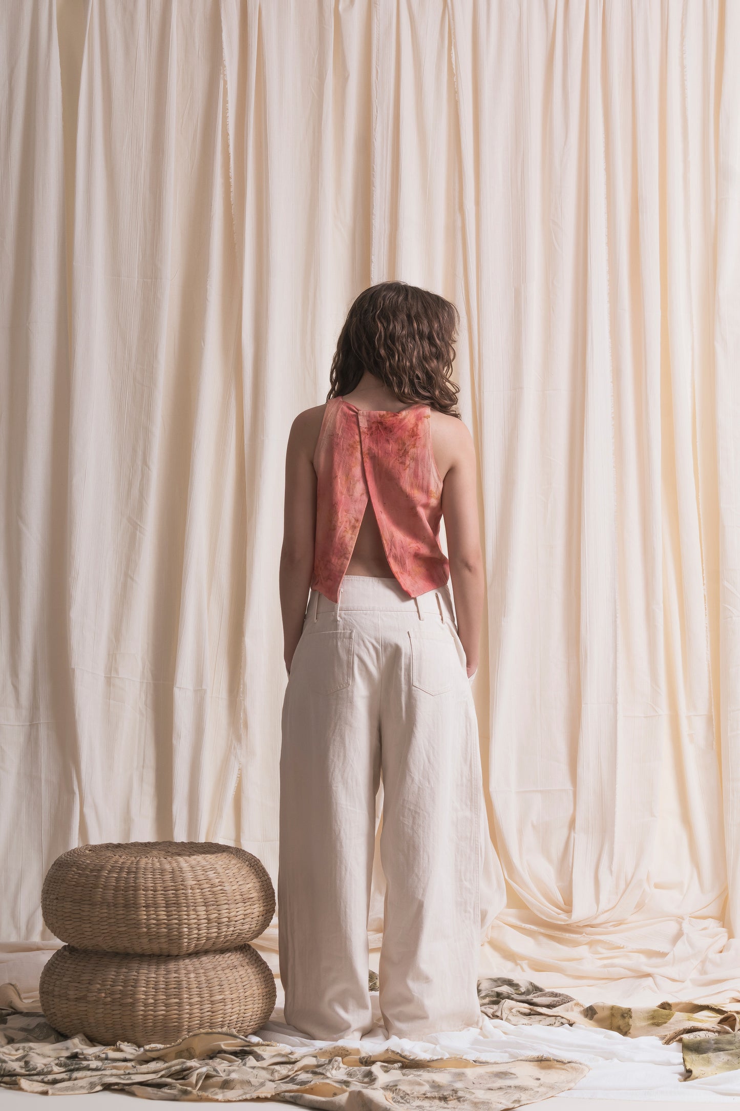 Blusa corte espalda