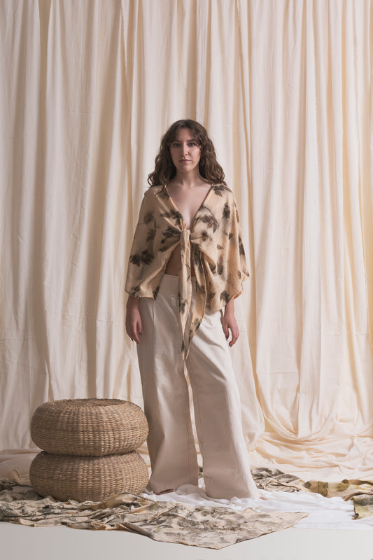 Blusa cruzada